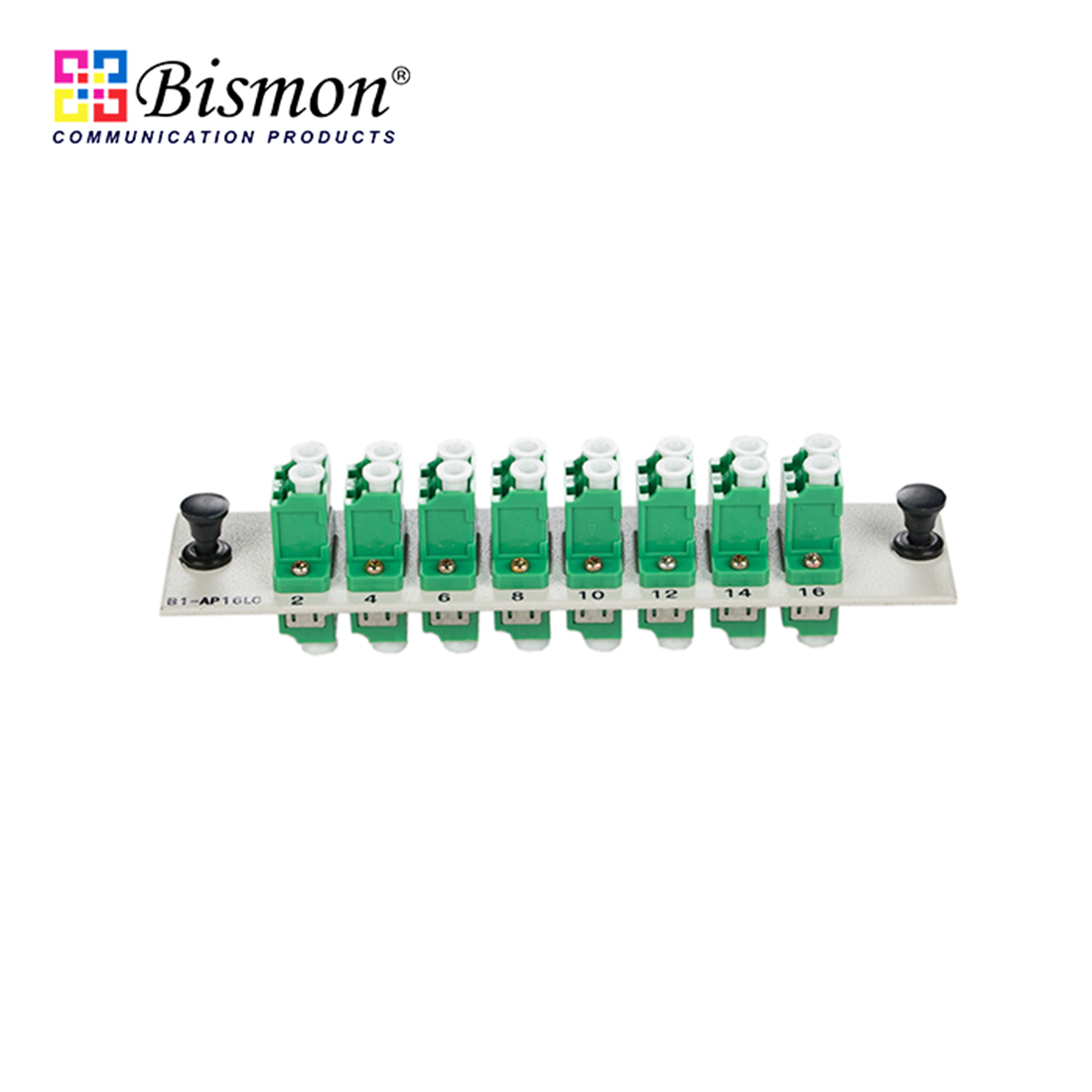 16 LC/APC Snap-in adapter Plate Single-mode Full set
